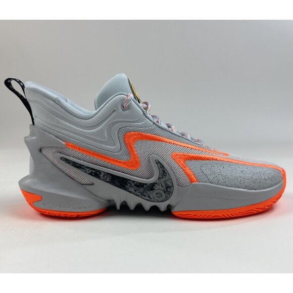 Nike Cosmic Unity 2 Mens Size 9 Gray Orange Basketball Shoes Sneakers DH1537-004 - Picture 1 of 9